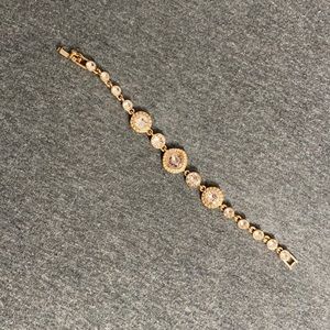 Used givenchy Swarovski Crystal  bracelet